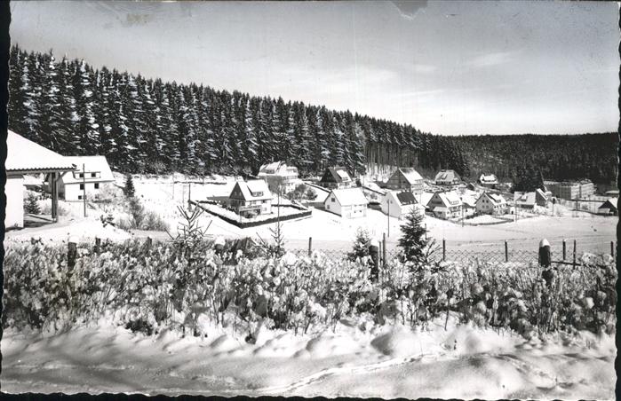 Friedenweiler Teilansicht Höhenluftkurort Wintersport