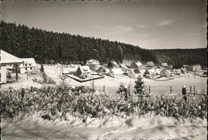 Friedenweiler Teilansicht Hoehenluftkurort Wintersportplatz