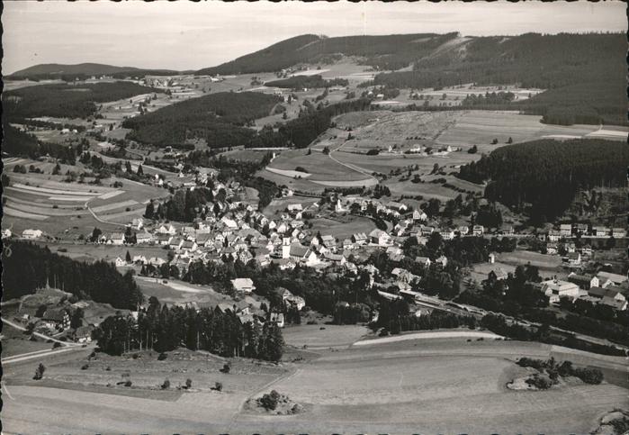 Lenzkirch Hochschwarzwald BW heilklimatischer Kurort Fliegeraufnahme