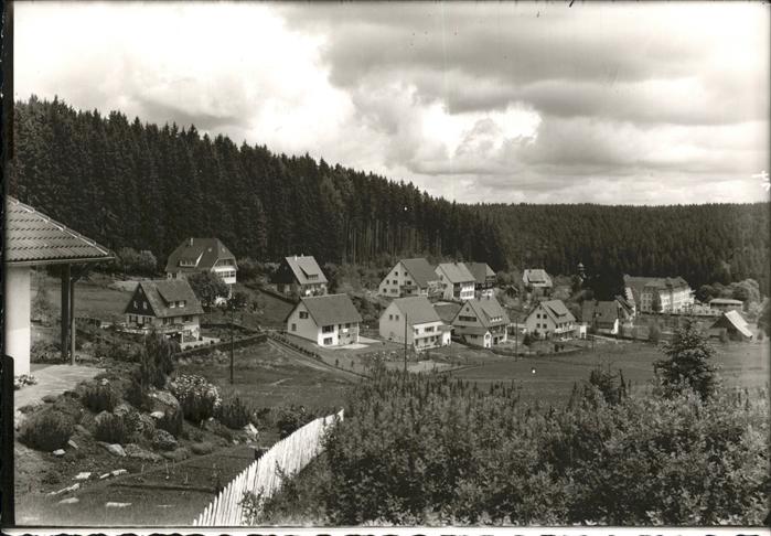 Friedenweiler Teilansicht Höhenluftkurort Wintersport