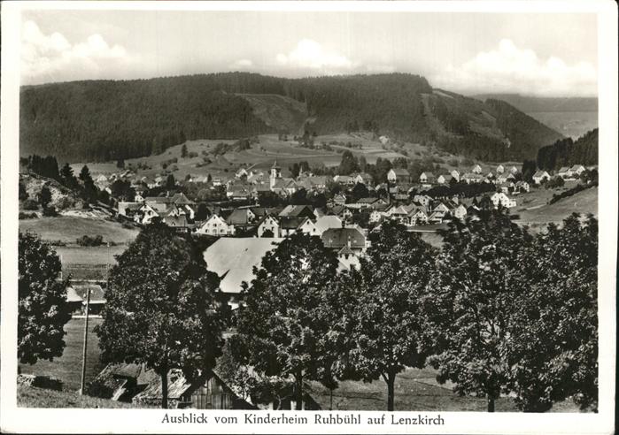 Lenzkirch Hochschwarzwald BW Ausblick vom Kinderheim Ruhbuehl heilklimatischer K