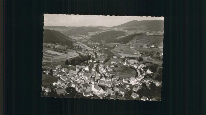 Lenzkirch Hochschwarzwald BW heilklimatischer Kurort Fliegeraufnahme
