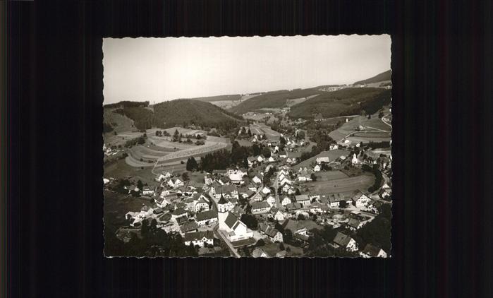 Lenzkirch Hochschwarzwald BW heilklimatischer Kurort Fliegeraufnahme