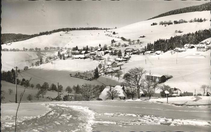 Todtnauberg Schwarzwald BW im Schnee