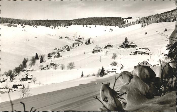 Todtnauberg Schwarzwald BW im Schnee