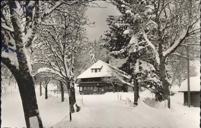 Schoenau Schwarzwald Gasthaus Belchen-Multen K. Ritz