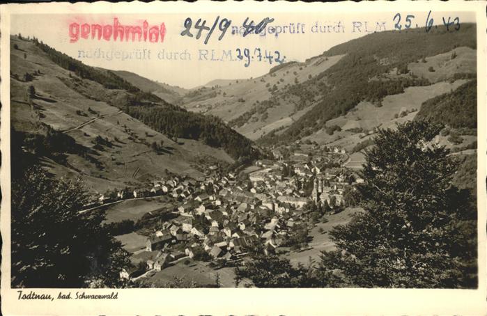 Todtnau Schwarzwald BW Panorama