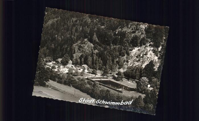 Todtnau Schwarzwald BW Schwimmbad Fliegeraufnahme