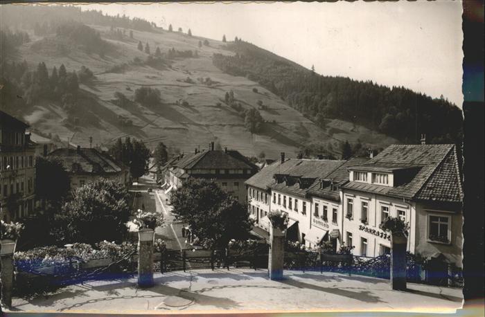 Todtnau Schwarzwald BW Marktplatz Reproduktionsvorschrift