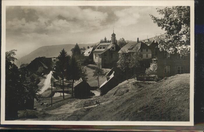Todtnauberg Schwarzwald BW Kirche und Dorf