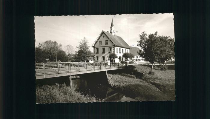 Roetenbach Baden Rathaus Brücke