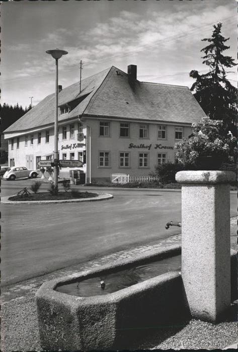 Eisenbach Schwarzwald Brunnen Gasthof Auto