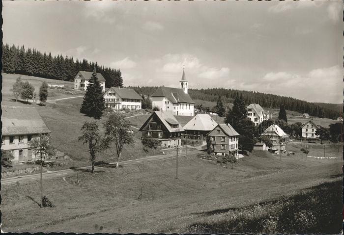 Eisenbach Schwarzwald Kirche Wohnsiedlung