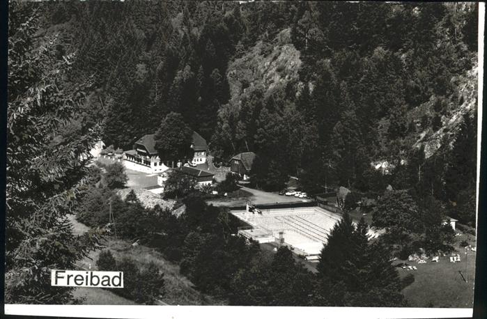 Todtnau Schwarzwald BW Panorama Schwimmbad