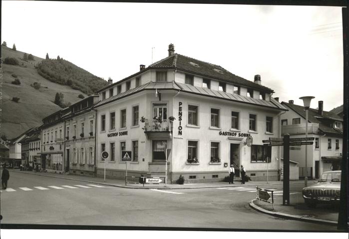 Todtnau Schwarzwald BW Gasthaus Sonne Auto