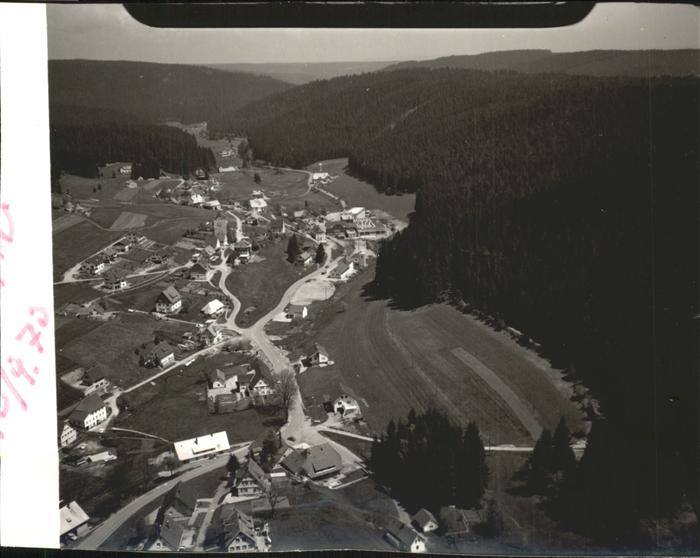 Eisenbach Schwarzwald Fliegeraufnahme