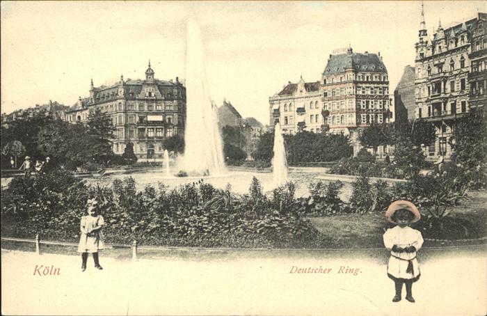 Koeln Rhein Deutscher Ring Brunnen Kinder