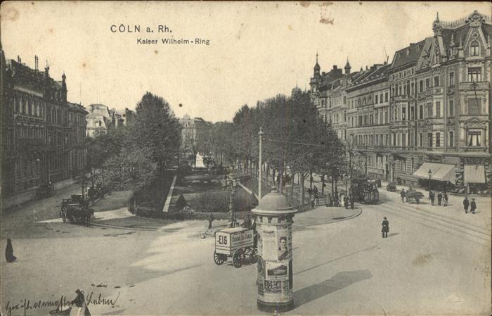 Koeln Rhein Kaiser Wilhelm Ring