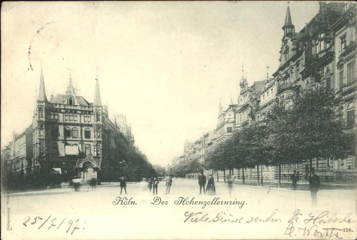 Koeln Rhein Hohenzollernring