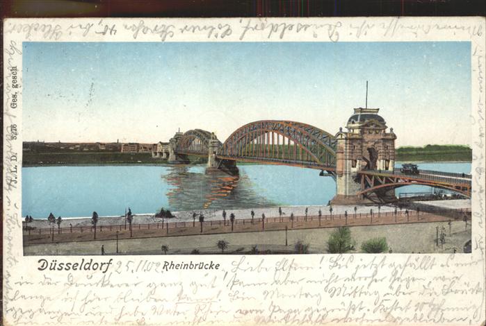 DuessELDORF  CITY Rheinbruecke