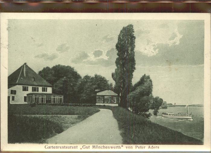 Duesseldorf Gut Möchenwerth Restaurant am Rhein