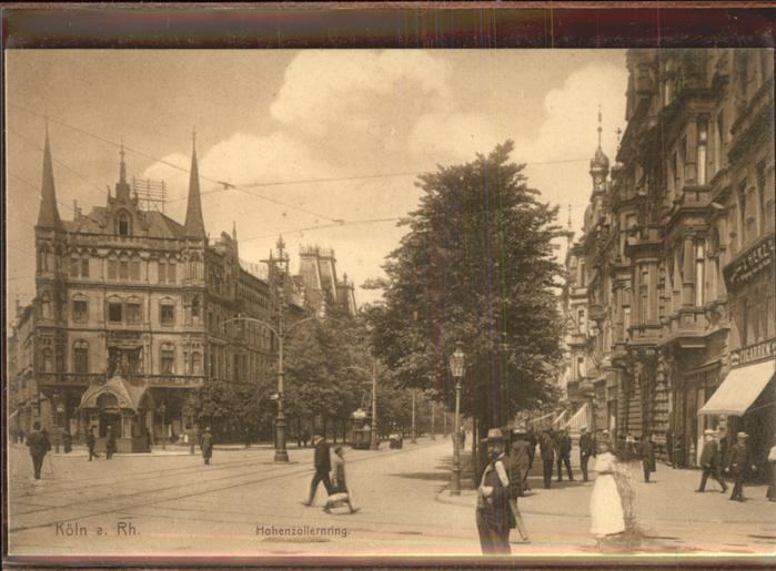 Koeln Rhein Hohenzollernring Strassenbahn