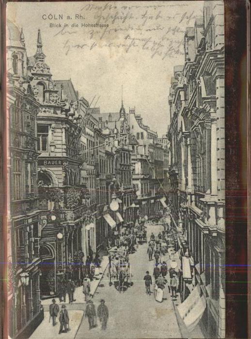 Koeln Rhein Hohestrasse