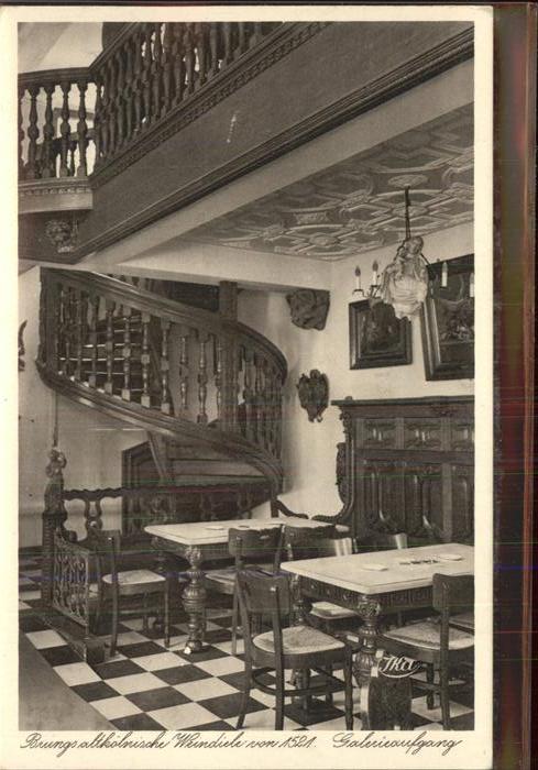 Koeln Rhein Weingrosskellerei Heinr. Brungs Marktpl