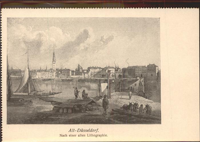DuessELDORF  CITY Litho Alt-Duesseldorf