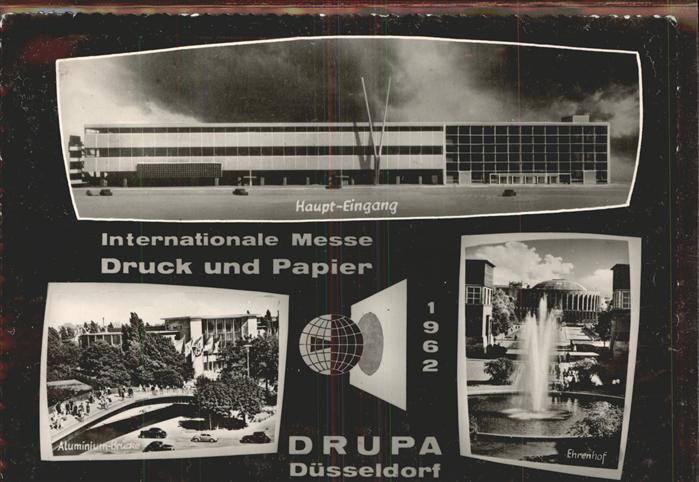 DuessELDORF  CITY DRUPA Internationale Messe Druck und Papier