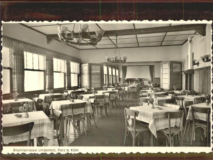 Porz Koeln Rheinterrassen-Gaststätte Lindenhof P.C