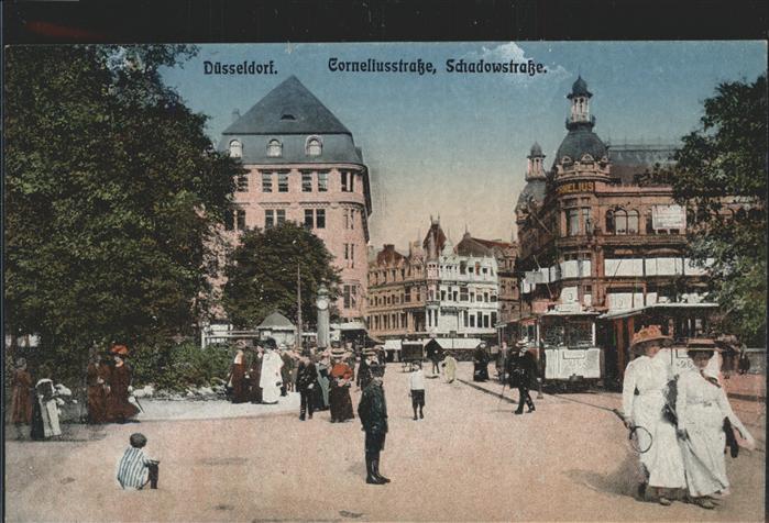 DuessELDORF  CITY Corneliusstrasse Schadowstrasse