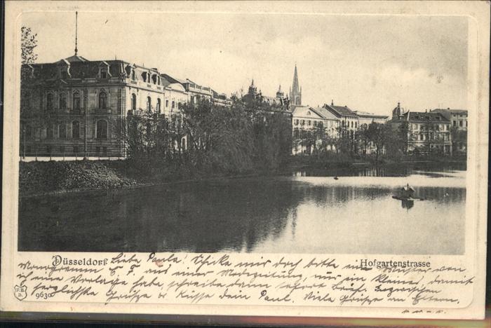 DuessELDORF  CITY Hofgartenstrasse