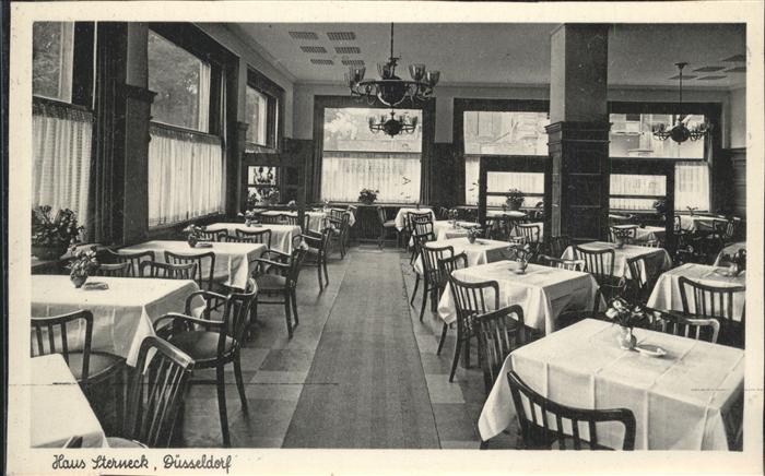 DuessELDORF  CITY Haus Sterneck Gastraum