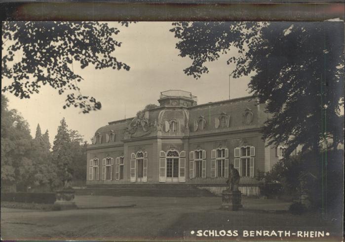 DuessELDORF  CITY Schloss Benrath Rhein