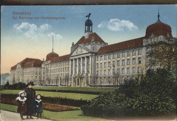 DuessELDORF  CITY Kgl Regierung und Oberlandesgericht