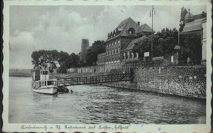 Kaiserswerth Gaststätte Zollhaus Dampferanlegestelle