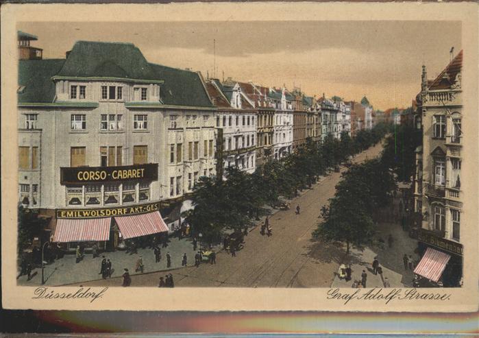 DuessELDORF  CITY Graf Adolf Strasse Cabaret