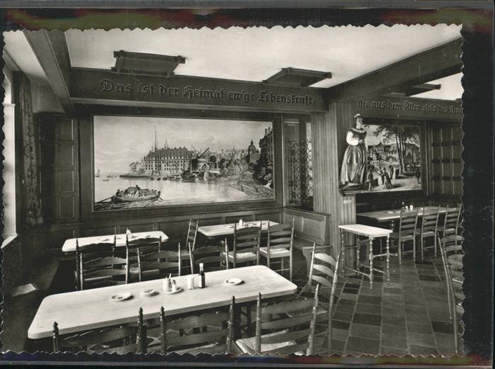 DuessELDORF  CITY Brauerei Zum Schiffchen Gastraum