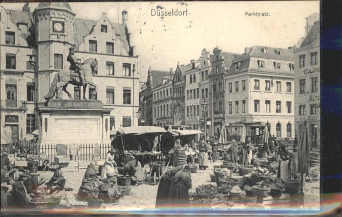 Duesseldorf Marktplatz Denkmal