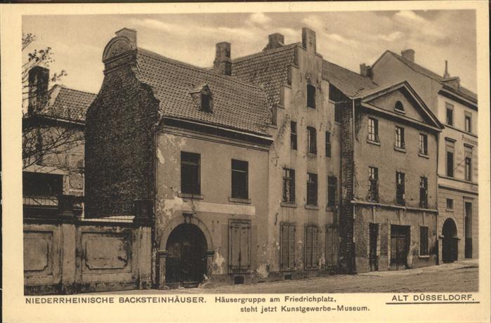 Duesseldorf Häusergruppe am Friedrichplatz