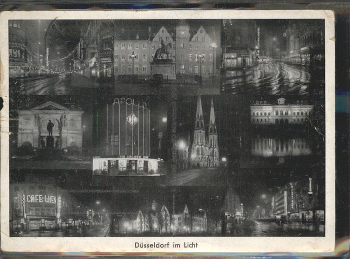 DuessELDORF  CITY Teilansichten bei Nacht