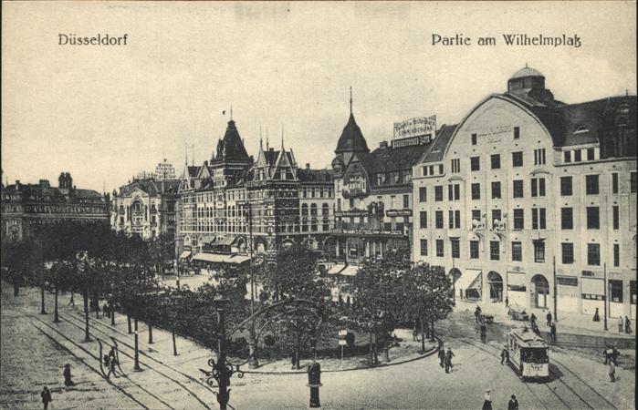 DuessELDORF  CITY Wilhelmplatz Strassenbahn