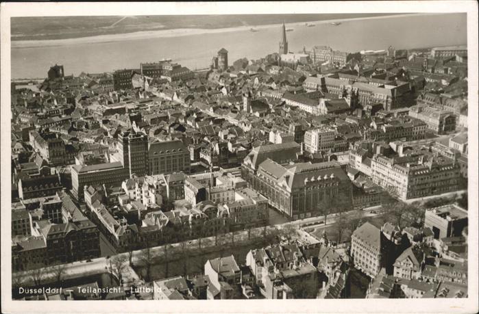 DuessELDORF  CITY Teilansicht Luftbild