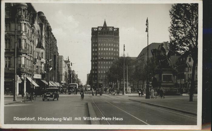 DuessELDORF  CITY Hindenburg-Wall Wilhelm-Marx-Platz