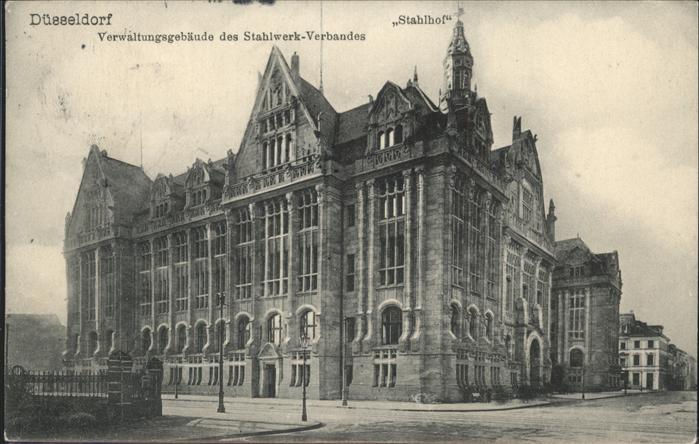 DuessELDORF  CITY Verwaltungsgebaeude Stahlwerk-Verband Stahlhof