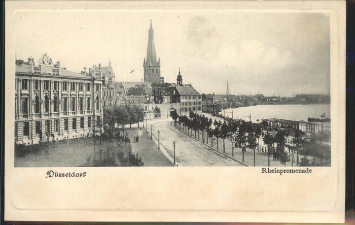 DuessELDORF  CITY Rheinpromenade