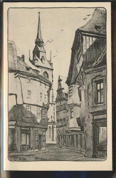 Halle Saale Klausstrasse Künstlerkarte