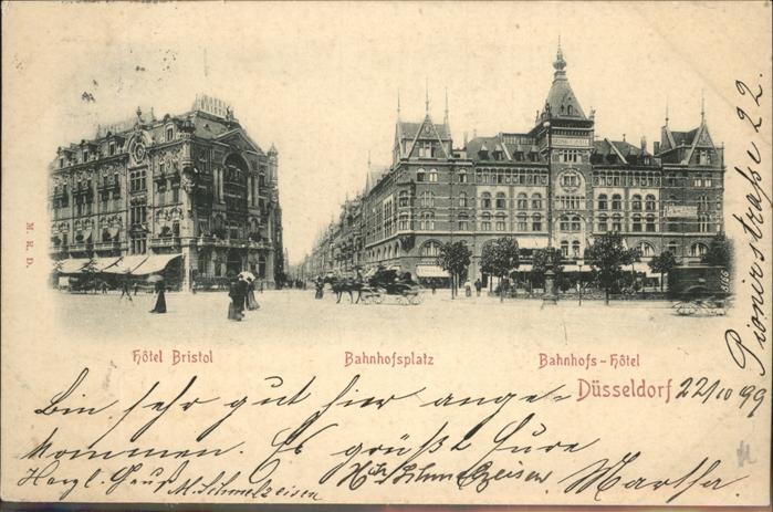 DuessELDORF  CITY Hotel Bristel Bahnhofsplatz Bahnhofs-Hotel