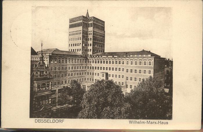 DuessELDORF  CITY Wilhelm-Marx-Haus